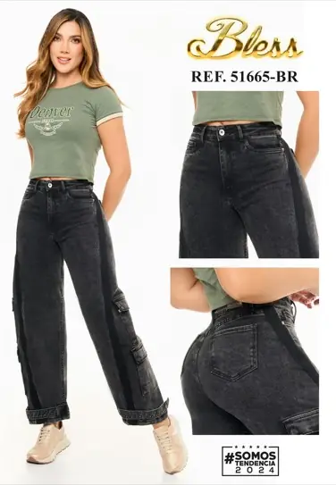 Cargo bota recta Bless Ref. 51665-BR - foto 1