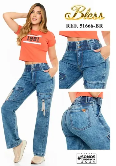 Cargo bota recta Bless Ref. 51666-BR - foto 1
