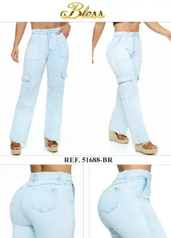 Cargo bota recta Bless Ref. 51688-BR - foto 1