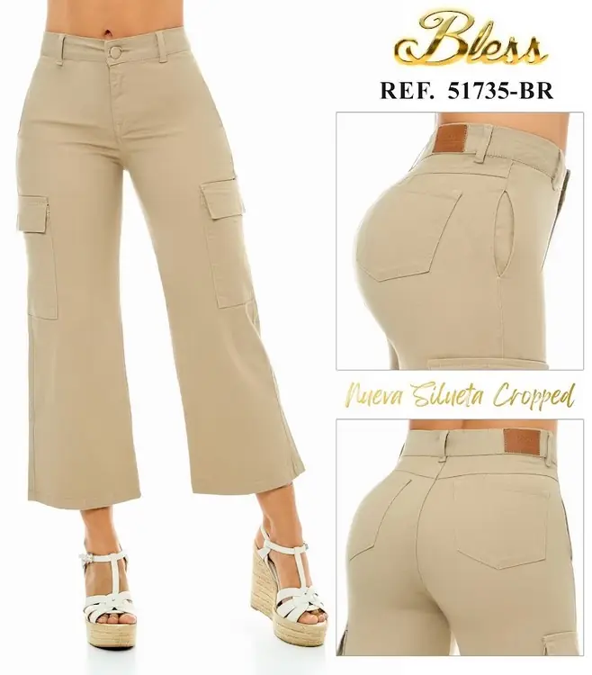 Cargo bota recta Bless Ref. 51735-BR - foto 1