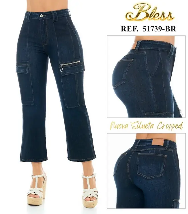 Cargo bota recta Bless Ref. 51739-BR - foto 1