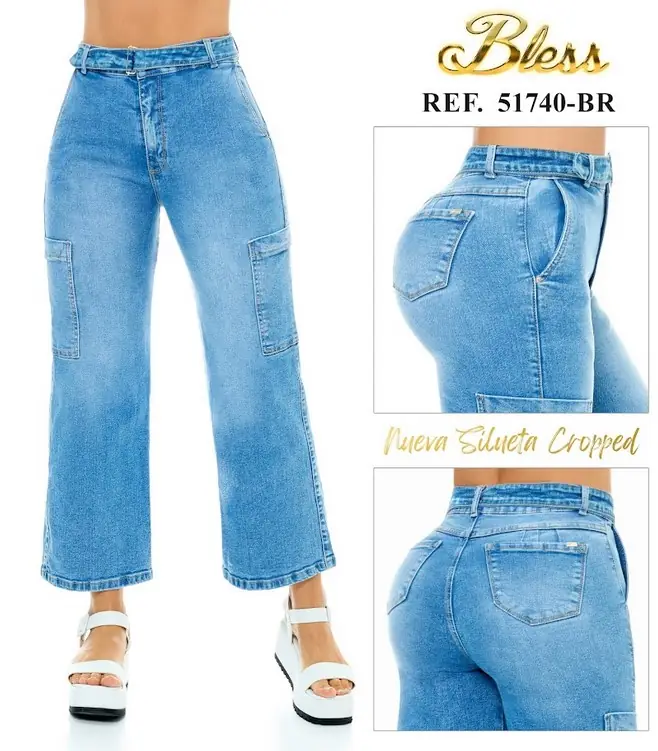 Cargo bota recta Bless Ref. 51740-BR - foto 1