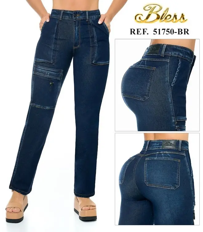 Cargo bota recta Bless Ref. 51750-BR - foto 1