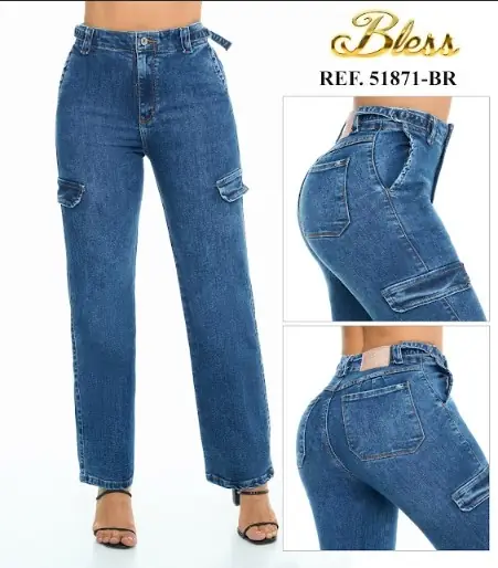 Cargo bota recta Bless Ref. 51871-BR - foto 1
