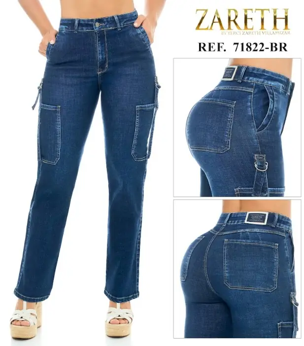 Cargo bota recta Zareth Ref. 71822-BR - foto 1