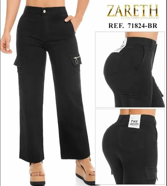 Cargo bota recta Zareth Ref. 71824-BR - foto 1