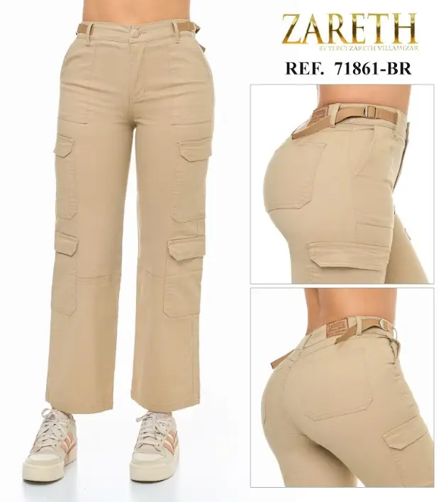 Cargo bota recta Zareth Ref. 71861-BR - foto 1