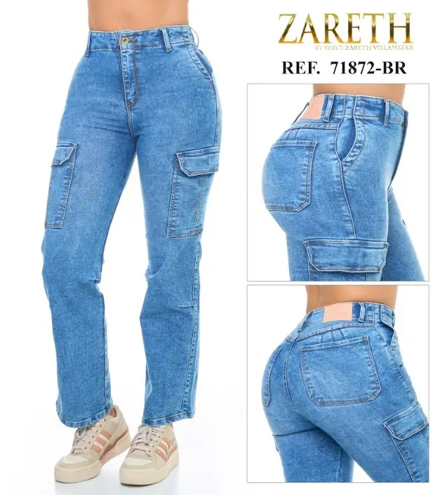 Cargo bota recta Zareth Ref. 71872-BR - foto 1
