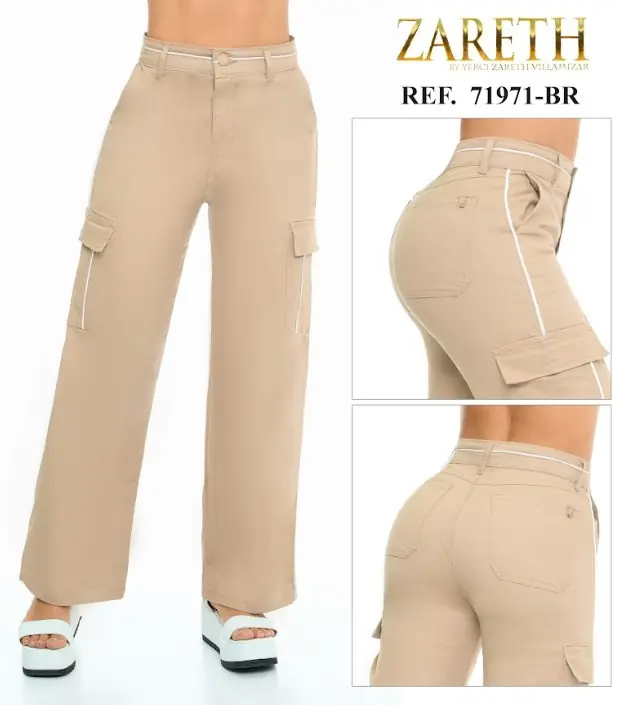 Cargo bota recta Zareth Ref. 71971-BR - foto 1