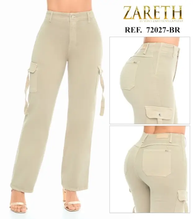 Cargo bota recta Zareth Ref. 72027-BR - foto 1