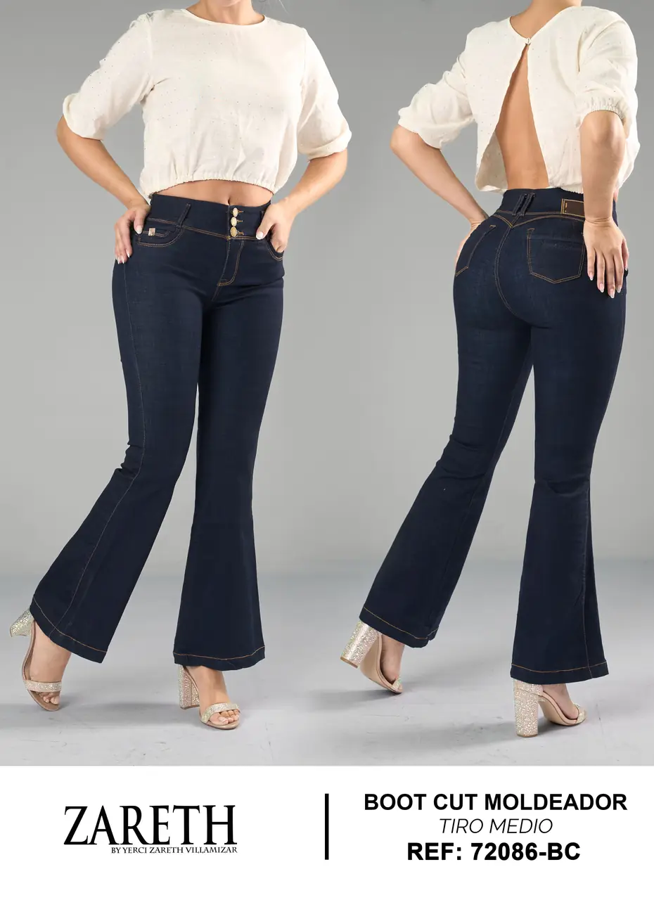 Boot cut moldeador bolsillo Zareth Ref. 72086-BC - foto 1
