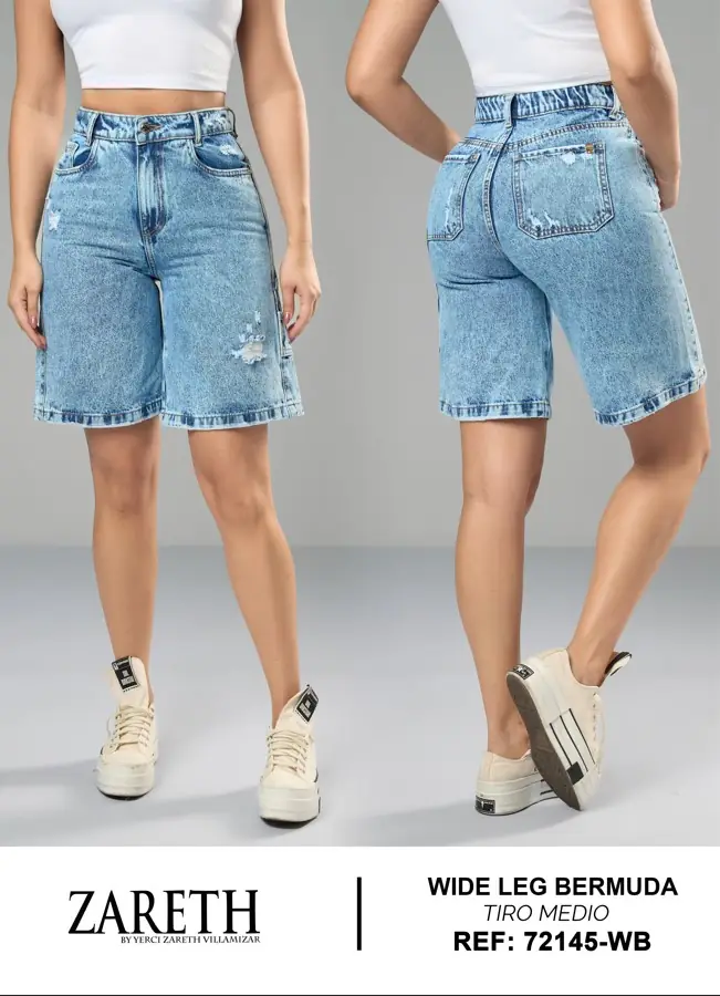 Bermuda wide leg Zareth Ref. 72145-WB - foto 1