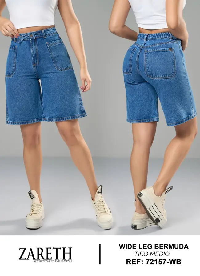 Bermuda wide leg Zareth Ref. 72157-WB - foto 1