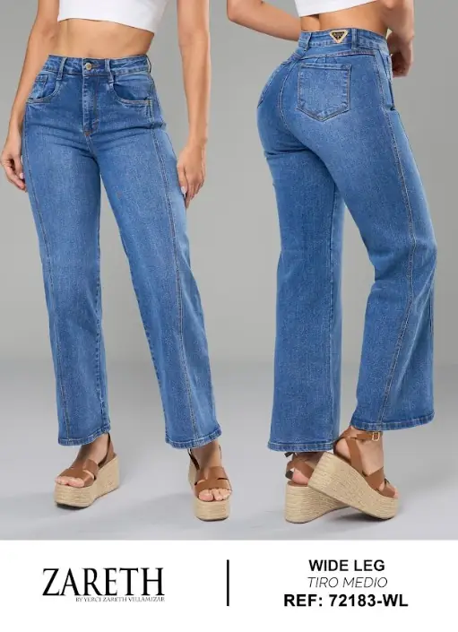 Wide leg Zareth Ref. 72183-WL - foto 1