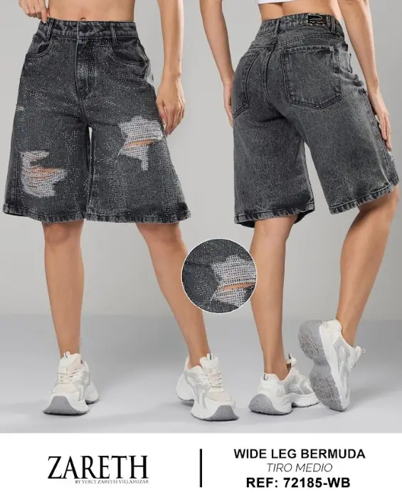 Bermuda wide leg Zareth Ref. 72185-WB - foto 1