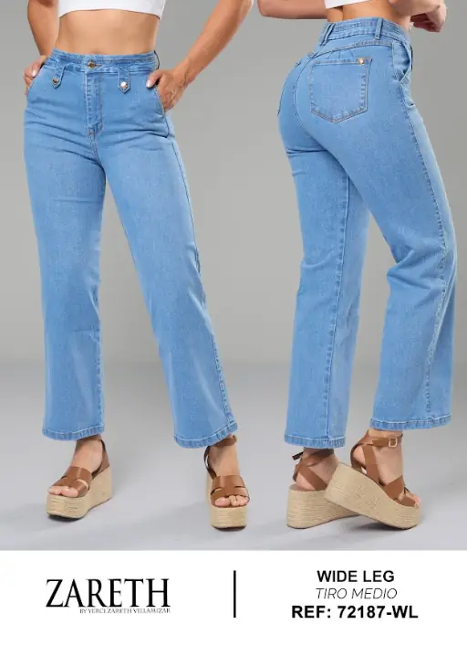 Wide leg Zareth Ref. 72187-WL - foto 1