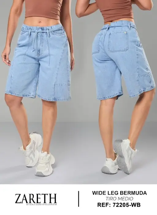 Bermuda wide leg Zareth Ref. 72205-WB - foto 1