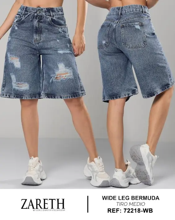 Bermuda wide leg Zareth Ref. 72218-WB - foto 1