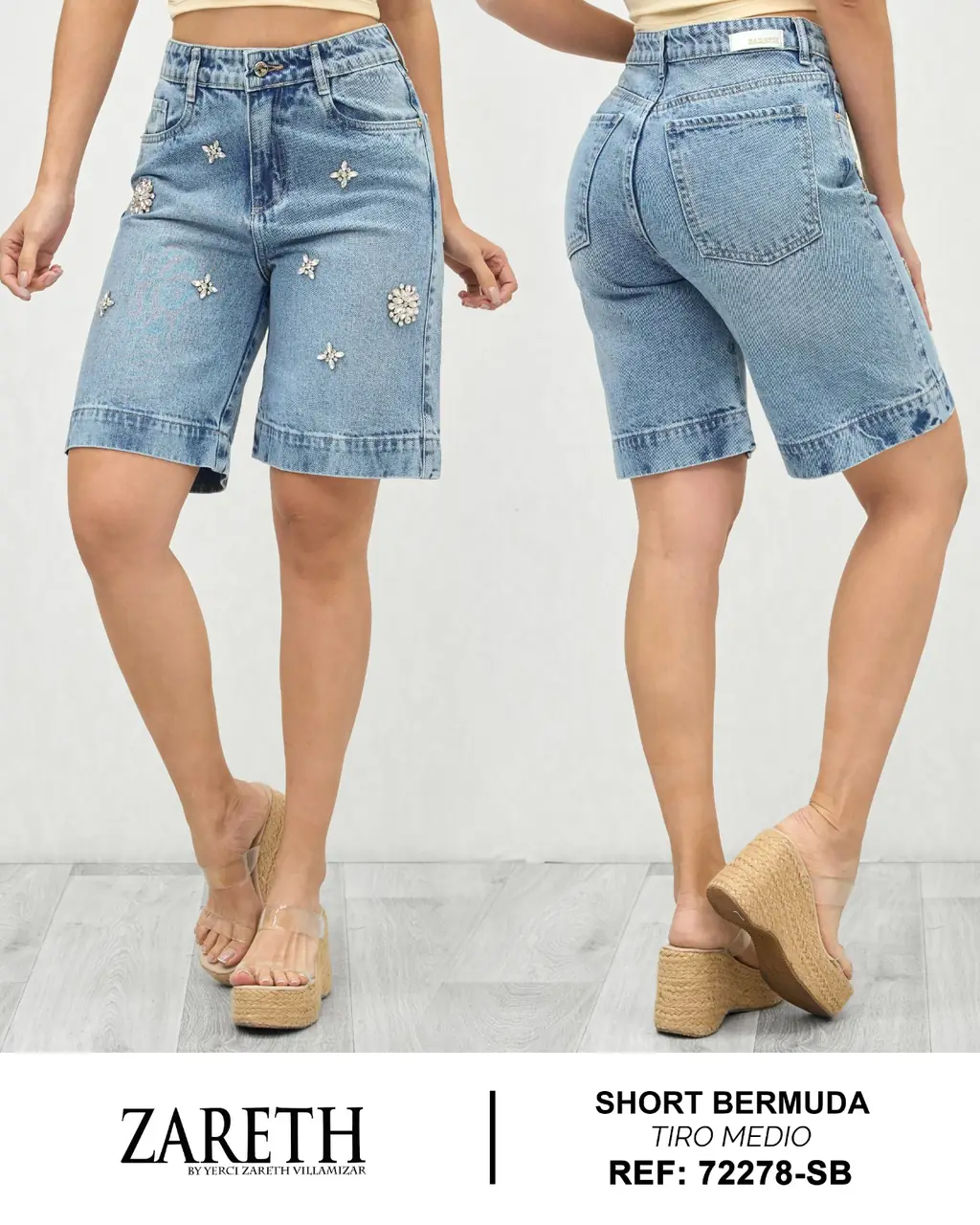 Bermuda wide leg Zareth Ref. 72278-SB - foto 1