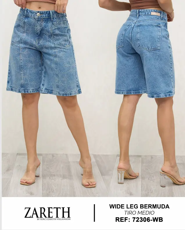 Bermuda wide leg Zareth Ref. 72306-WB - foto 1