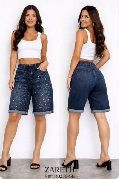 Bermuda wide leg Zareth Ref. 72337-SB - foto 1