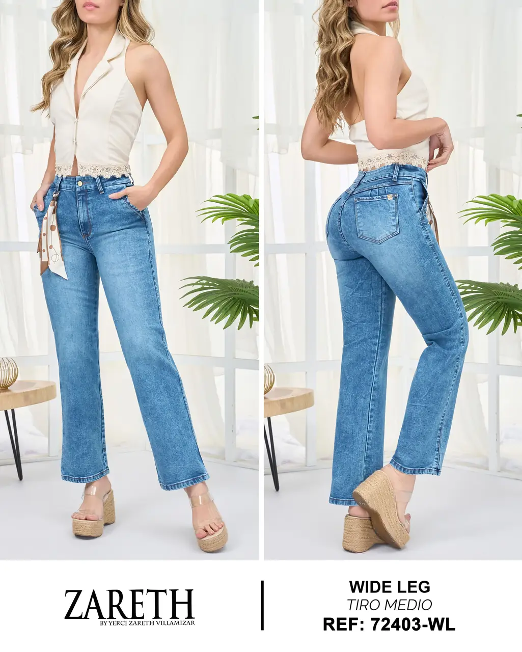 Wide leg moda Zareth Ref. 72403-WL - foto 1
