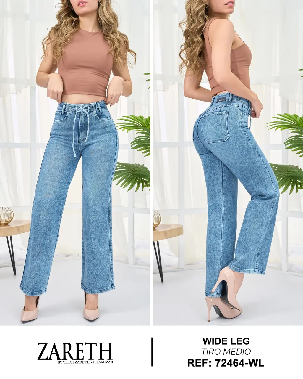 Wide leg Zareth Ref. 72464-WL - foto 1
