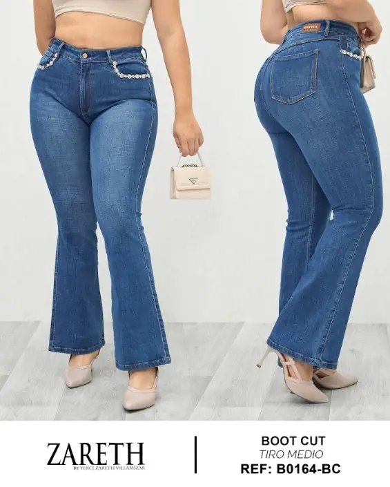 Boot cut clasico Zareth Curvi Plus Ref. B0164-BC - foto 1