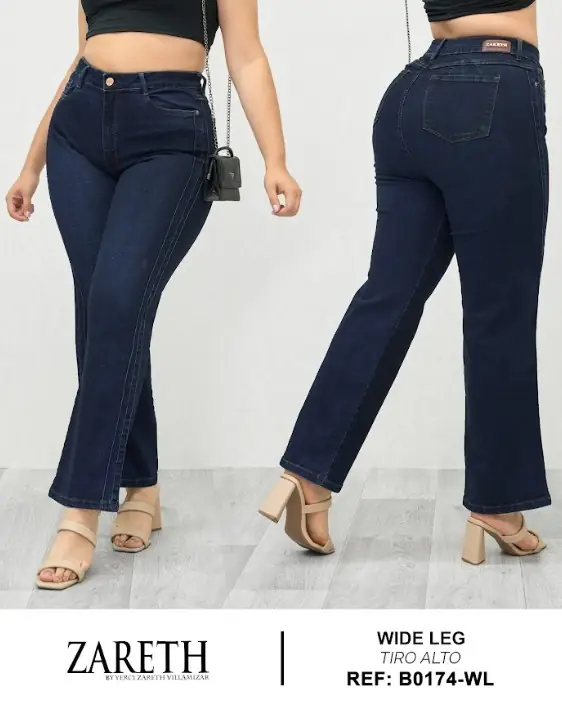 Wide leg Zareth Curvi Plus Ref. B0174-WL - foto 1