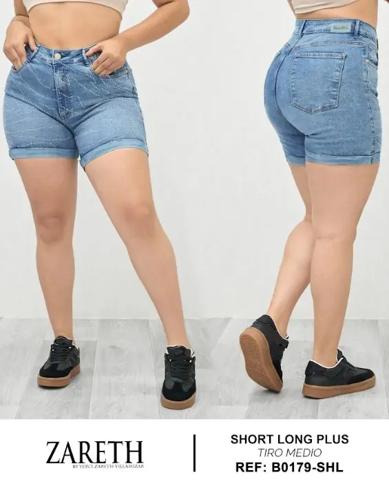 Short long Zareth Curvi Plus Ref. B0179-SHL - foto 1