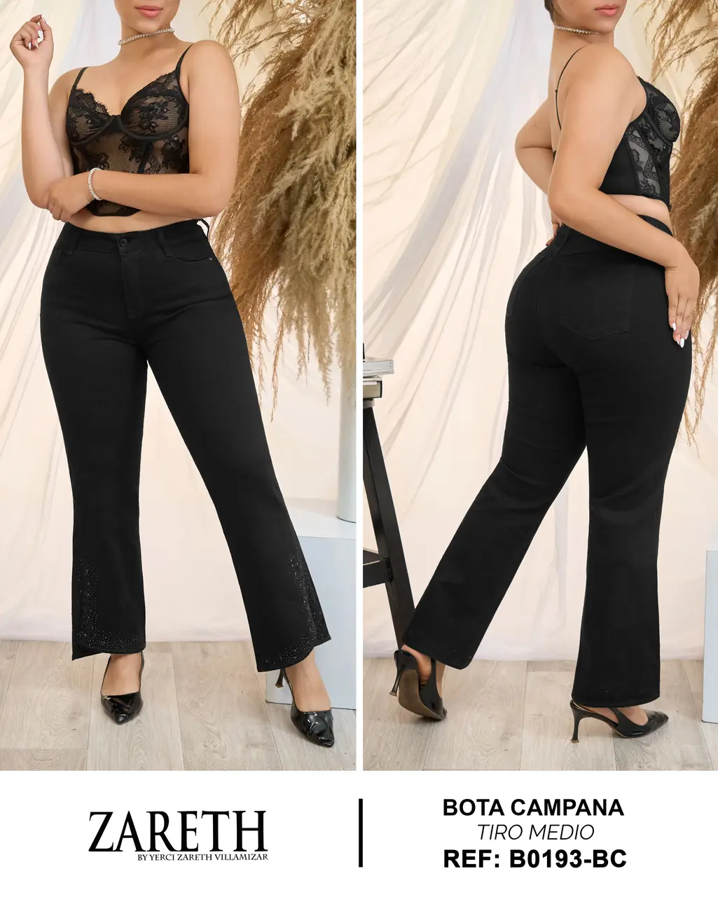 Boot cut clasico Zareth Curvi Plus Ref. B0193-BC - foto 1