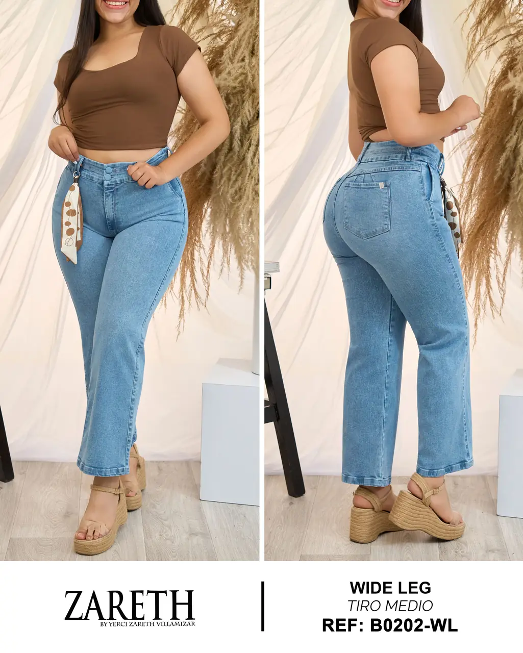 Wide leg clasico plus Zareth Curvi Plus Ref. B0202-WL - foto 1