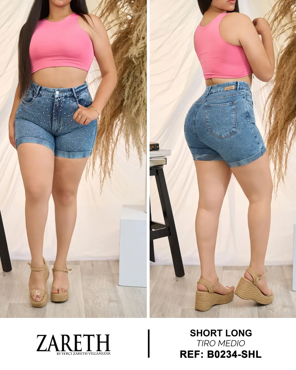Short long Zareth Curvi Plus Ref. B0234-SHL - foto 1
