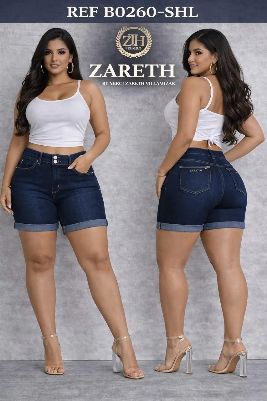 Short long Zareth Curvi Plus Ref. B0260-SHL - foto 1