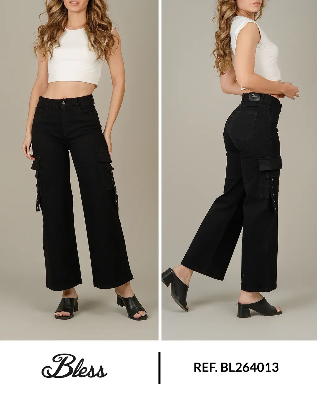 Wide leg cropped Bless Ref. BL264013 - foto 1