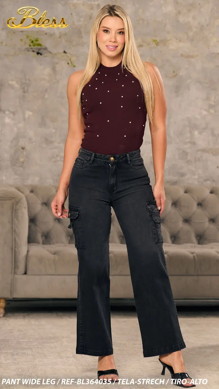 Wide leg cargo Bless Ref. BL364035 - foto 4
