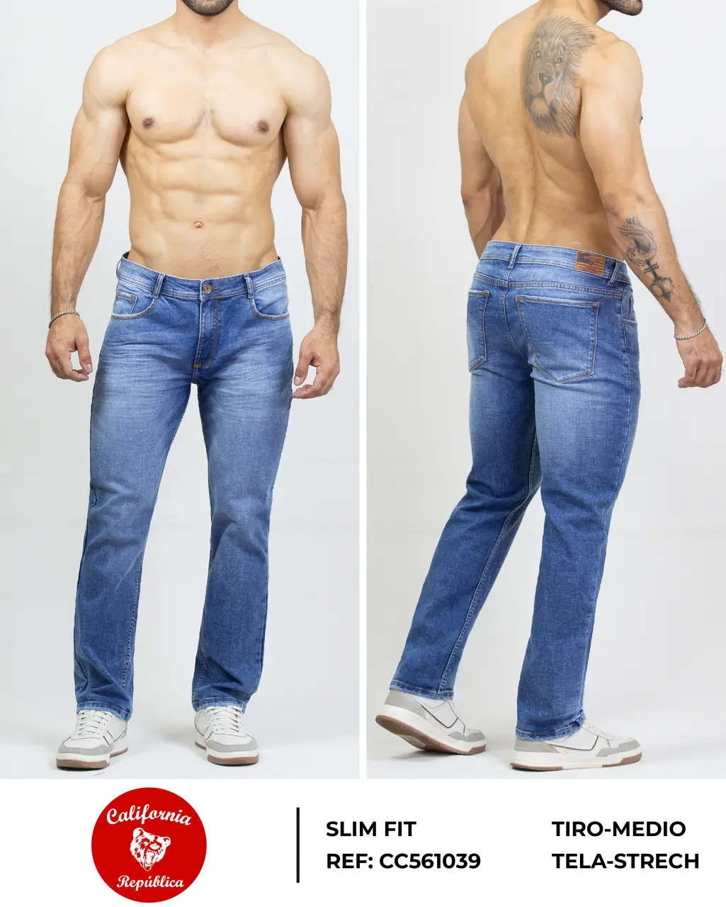 Slim fit California Caballero Ref. CC561039 - foto 1
