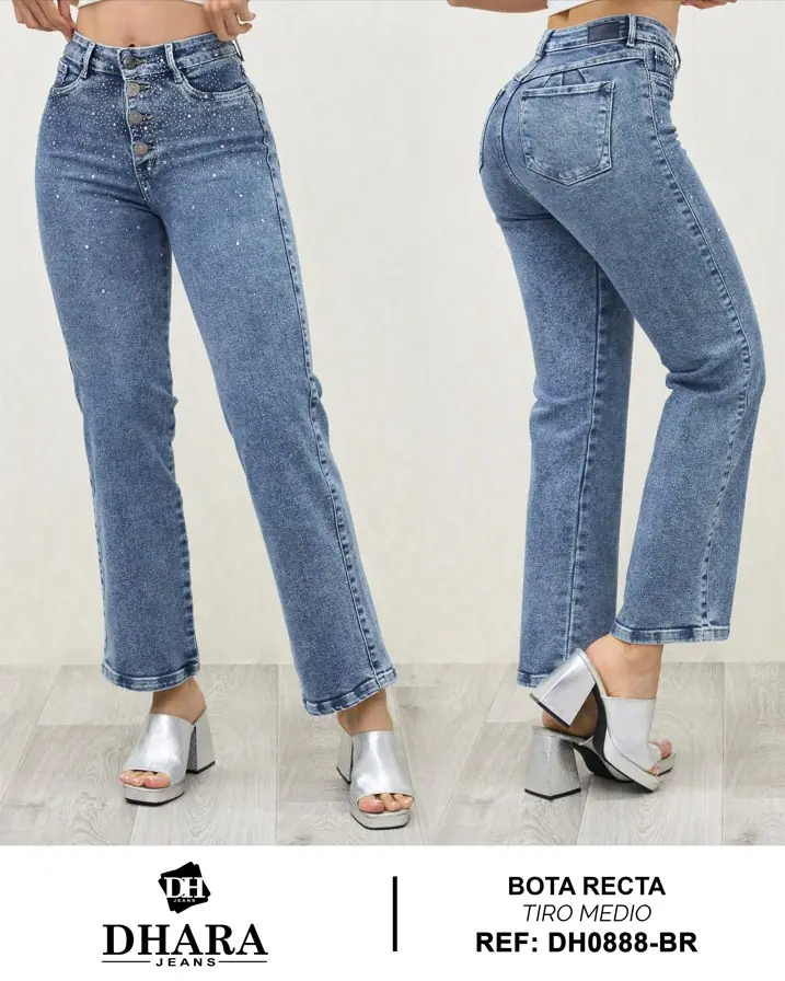 Wide leg Dhara Ref. DH0888-BR - foto 1