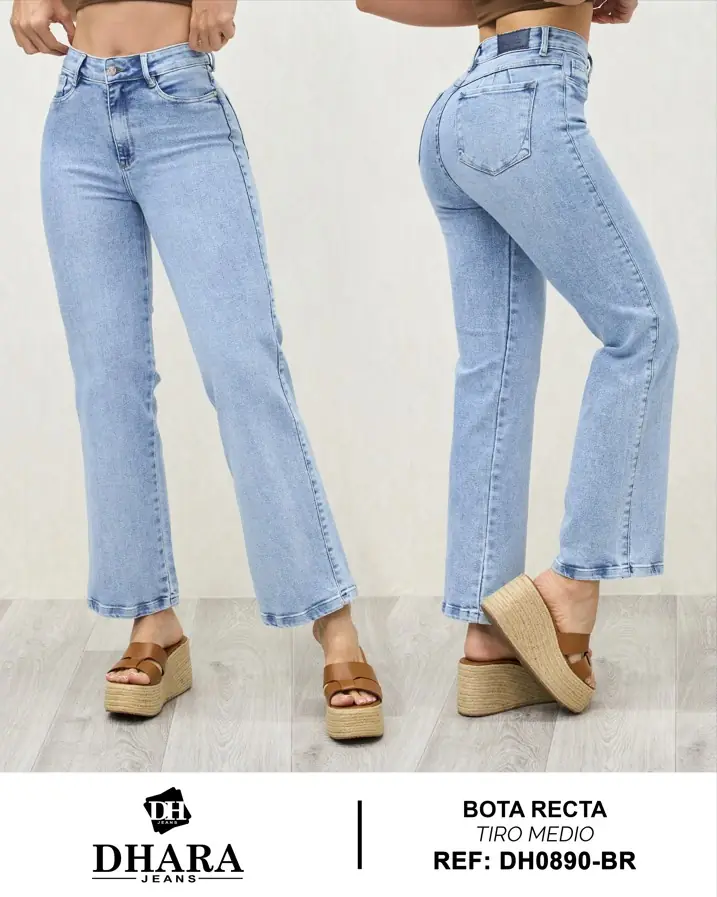 Wide leg Dhara Ref. DH0890-BR - foto 1