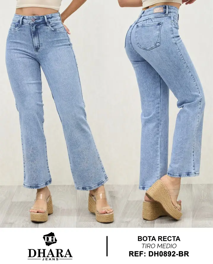Wide leg Dhara Ref. DH0892-BR - foto 1