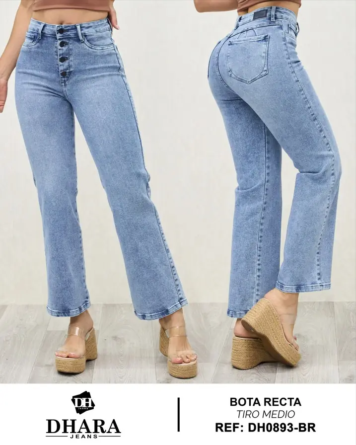 Wide leg Dhara Ref. DH0893-BR - foto 1