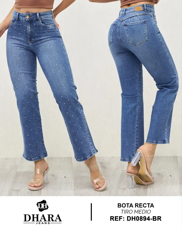 Wide leg Dhara Ref. DH0894-BR - foto 1
