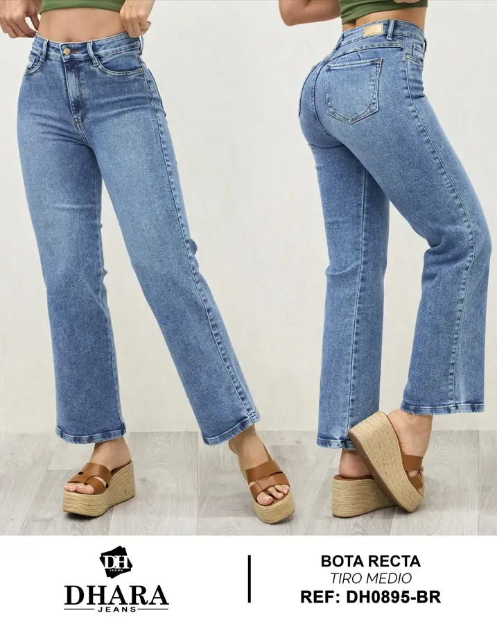 Wide leg Dhara Ref. DH0895-BR - foto 1