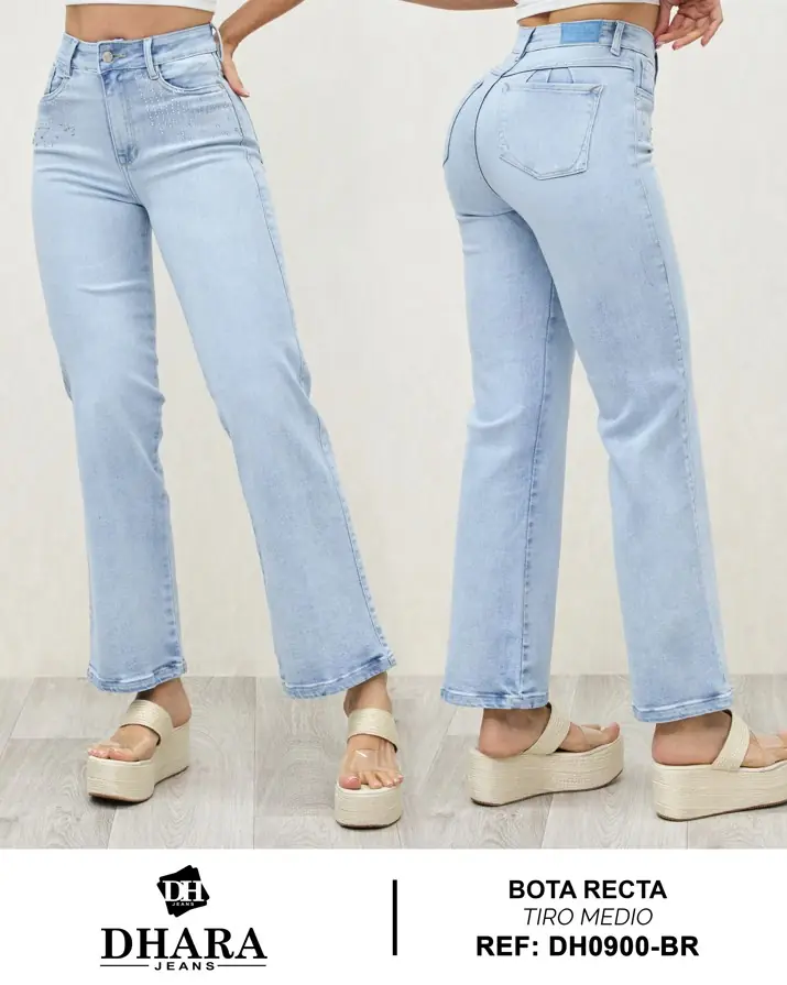Wide leg Dhara Ref. DH0900-BR - foto 1