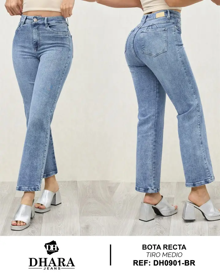 Wide leg Dhara Ref. DH0901-BR - foto 1