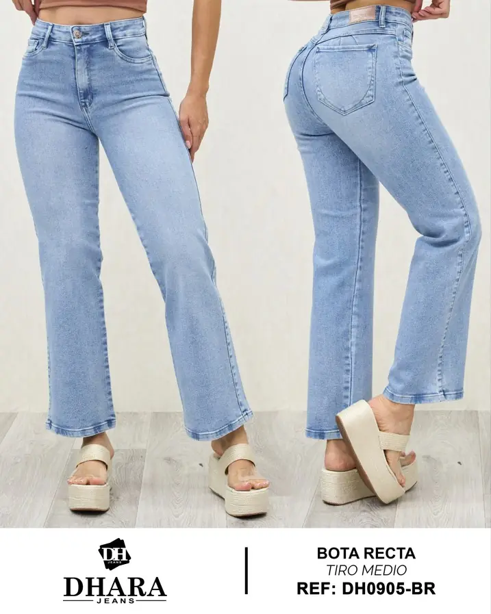 Wide leg Dhara Ref. DH0905-BR - foto 1