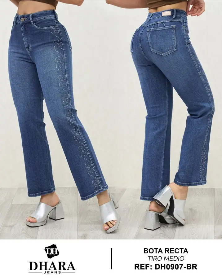 Wide leg Dhara Ref. DH0907-BR - foto 1