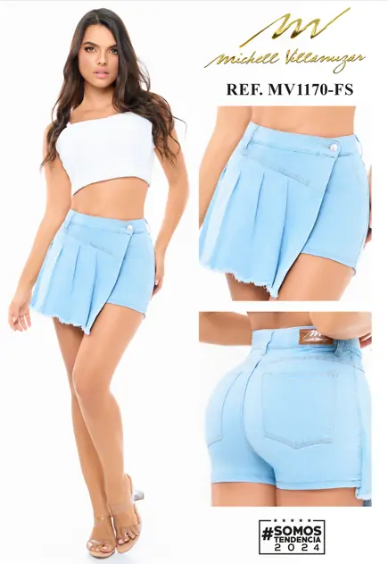 Falda short Michell Villamizar Ref. MV1170-FS - foto 1