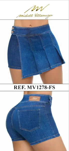 Falda short Michell Villamizar Ref. MV1278-FS - foto 1