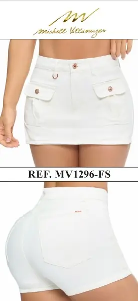 Falda short Michell Villamizar Ref. MV1296-FS - foto 1